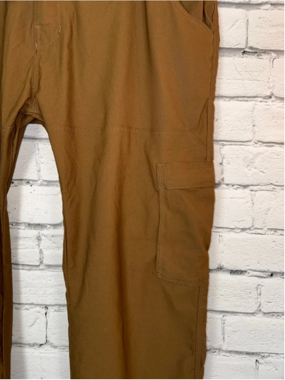 Men's Prana Pants size 42x30 Brown Stretch Zion Slim Cargo Pants Hiking Pants - Picture 5 of 16